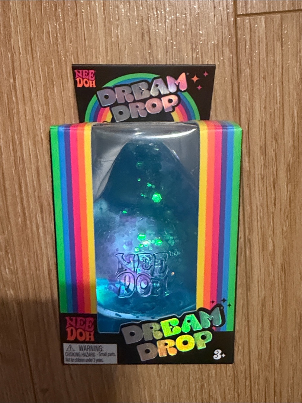 Dream Drop Blue Glitter Stress Toy for Kids- new and sealed